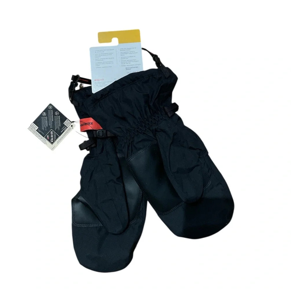 Marmot Black Gore-Tex Shell Mitts - Picture 2 of 4